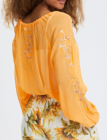Bluza Cream, portocaliu