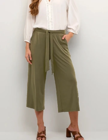 Pantaloni Kaffe, verde