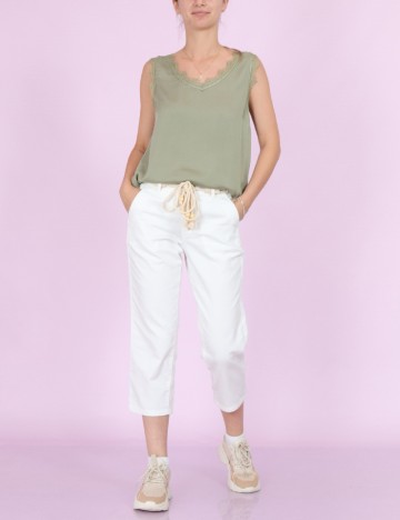 Blugi Cream, alb
