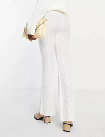 Pantaloni AsYou, ecru Alb
