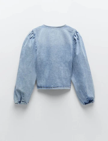 Camasa Zara, albastru denim, XS