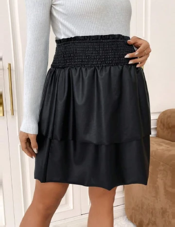 Fusta SHEIN Maternity, negru Negru