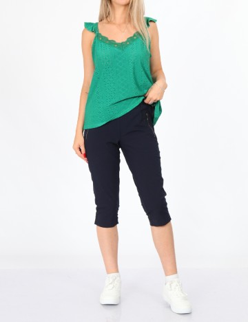 
						Pantaloni Kaffe, bleumarin