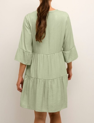 Rochie scurta Cream, verde