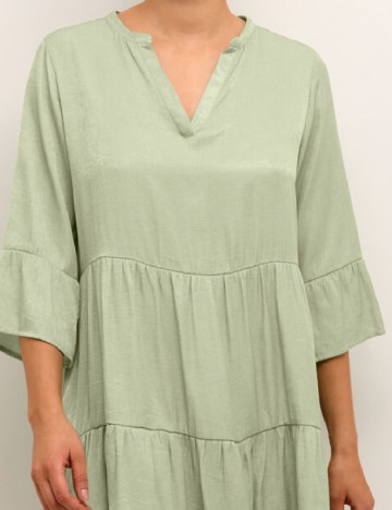Rochie scurta Cream, verde
