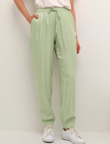 Pantaloni Cream, verde