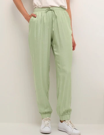 Pantaloni Cream, verde