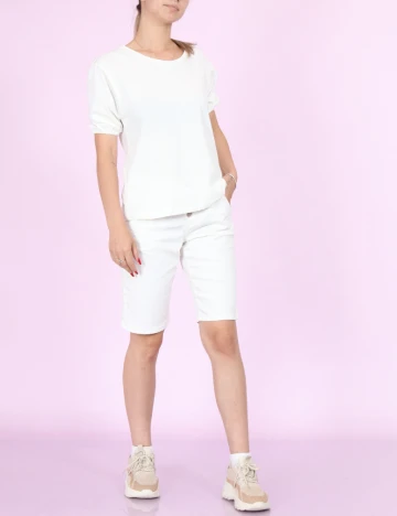 Bluza Cream, alb