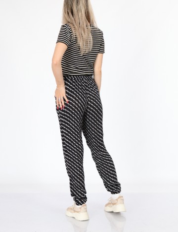 Pantaloni Kaffe, negru