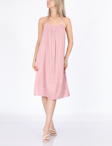 
						Rochie scurta Cream, roz