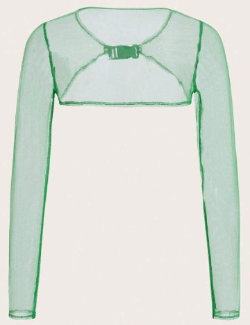 Top SHEIN, verde