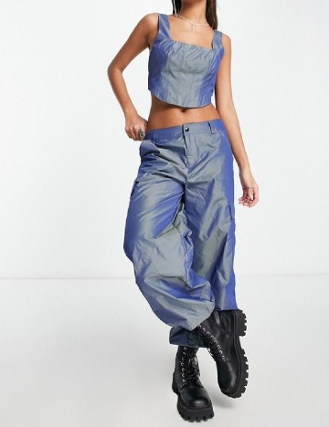 Pantaloni ASOS, albastru