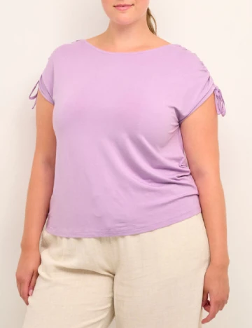 Bluza Kaffe Curve, mov