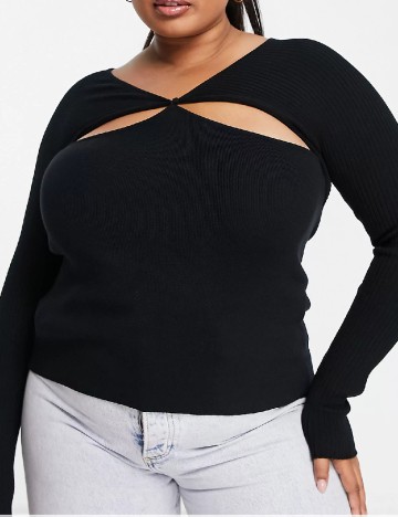
						Bluza ASOS Curve, negru