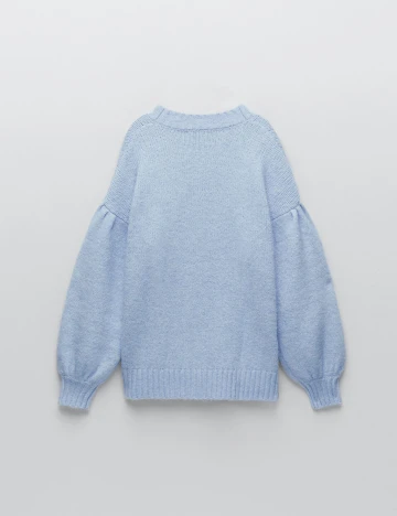 Pulover Zara, albastru deschis, M Albastru
