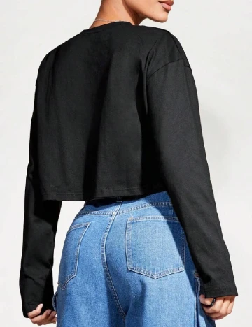 Top SHEIN, negru