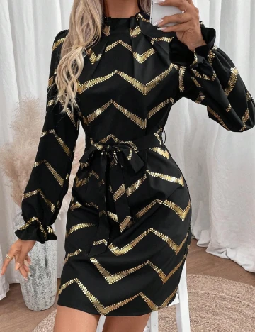 Rochie scurta SHEIN, negru Negru