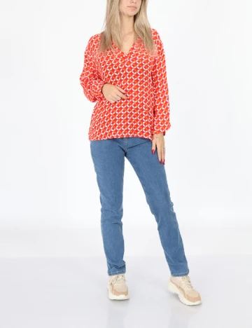 Bluza Kaffe, rosu Rosu