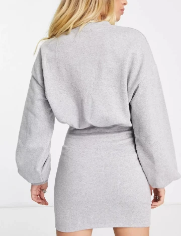 Rochie scurta ASOS, gri