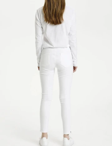 Blugi My Essential Wardrobe, alb