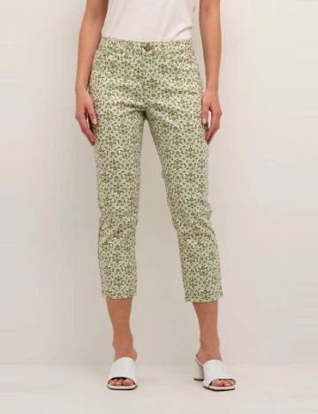 Pantaloni Cream, verde