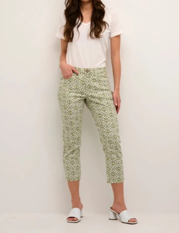 Pantaloni Cream, verde