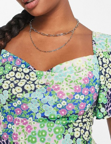 Rochie scurta ASOS, mix culori