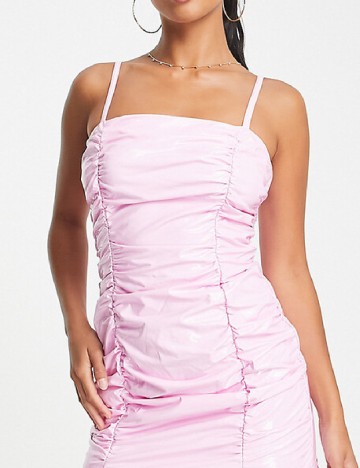 Rochie scurta Miss Selfridge, roz