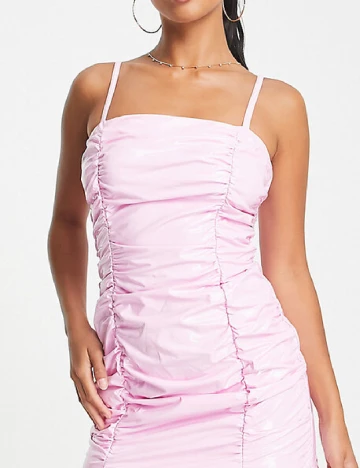 Rochie scurta Miss Selfridge, roz