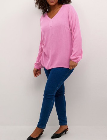 
						Bluza Kaffe Curve, roz
