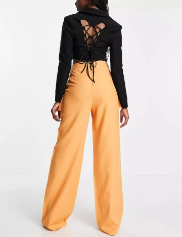 Pantaloni Missguided, portocaliu Portocaliu