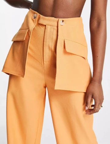 Pantaloni Missguided, portocaliu Portocaliu