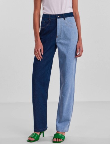 
						Blugi Pieces, albastru