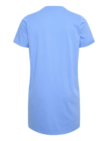 Rochie scurta Kaffe Curve, albastru Albastru
