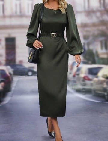 Rochie medie SHEIN, verde