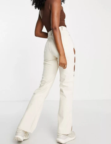 Blugi Top Shop, crem