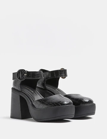 Pantofi River Island, negru Negru