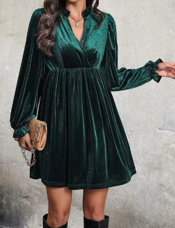 Rochie scurta SHEIN, verde Verde