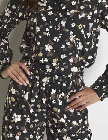 Pantaloni Kaffe, negru