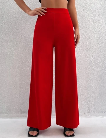 Pantaloni SHEIN, rosu