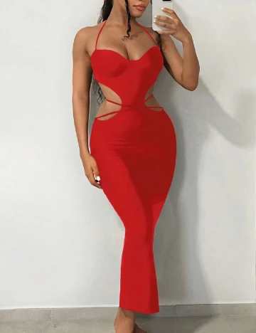 Rochie lunga SHEIN, rosu