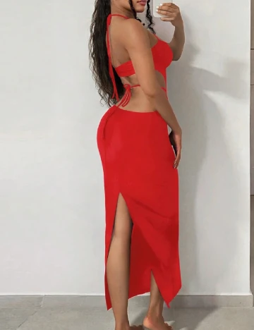 Rochie lunga SHEIN, rosu