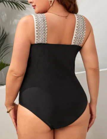 Costum de baie SHEIN CURVE, negru