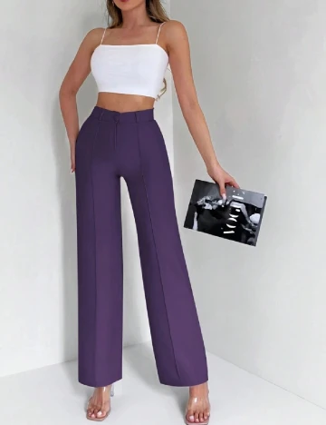 Pantaloni SHEIN, mov