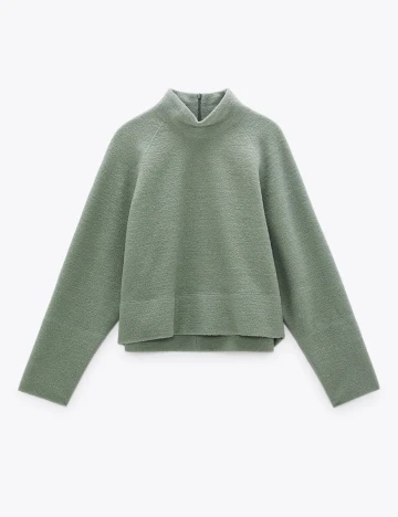 Pulover Zara, verde, XS