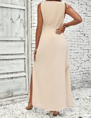 Rochie lunga SHEIN, crem