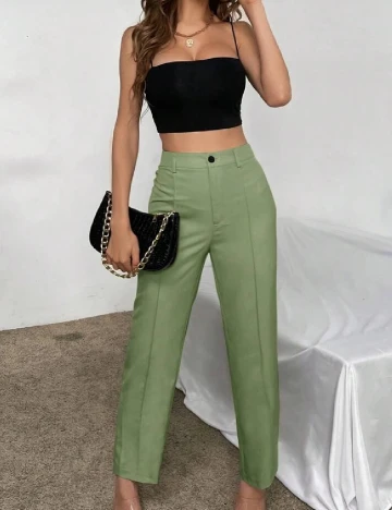 Pantaloni SHEIN, verde