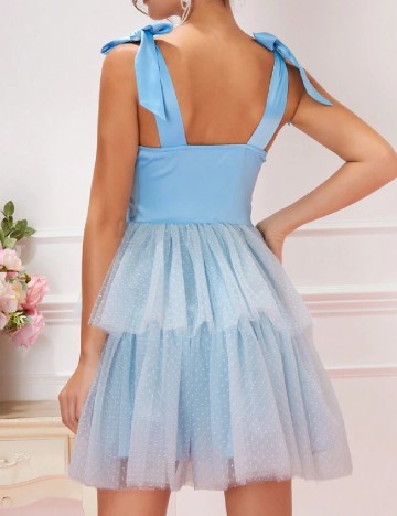 Rochie scurta SHEIN, albastru