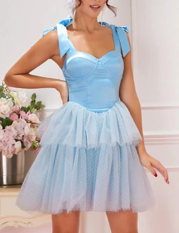 Rochie scurta SHEIN, albastru