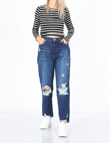 Bluza SHEIN, negru/alb